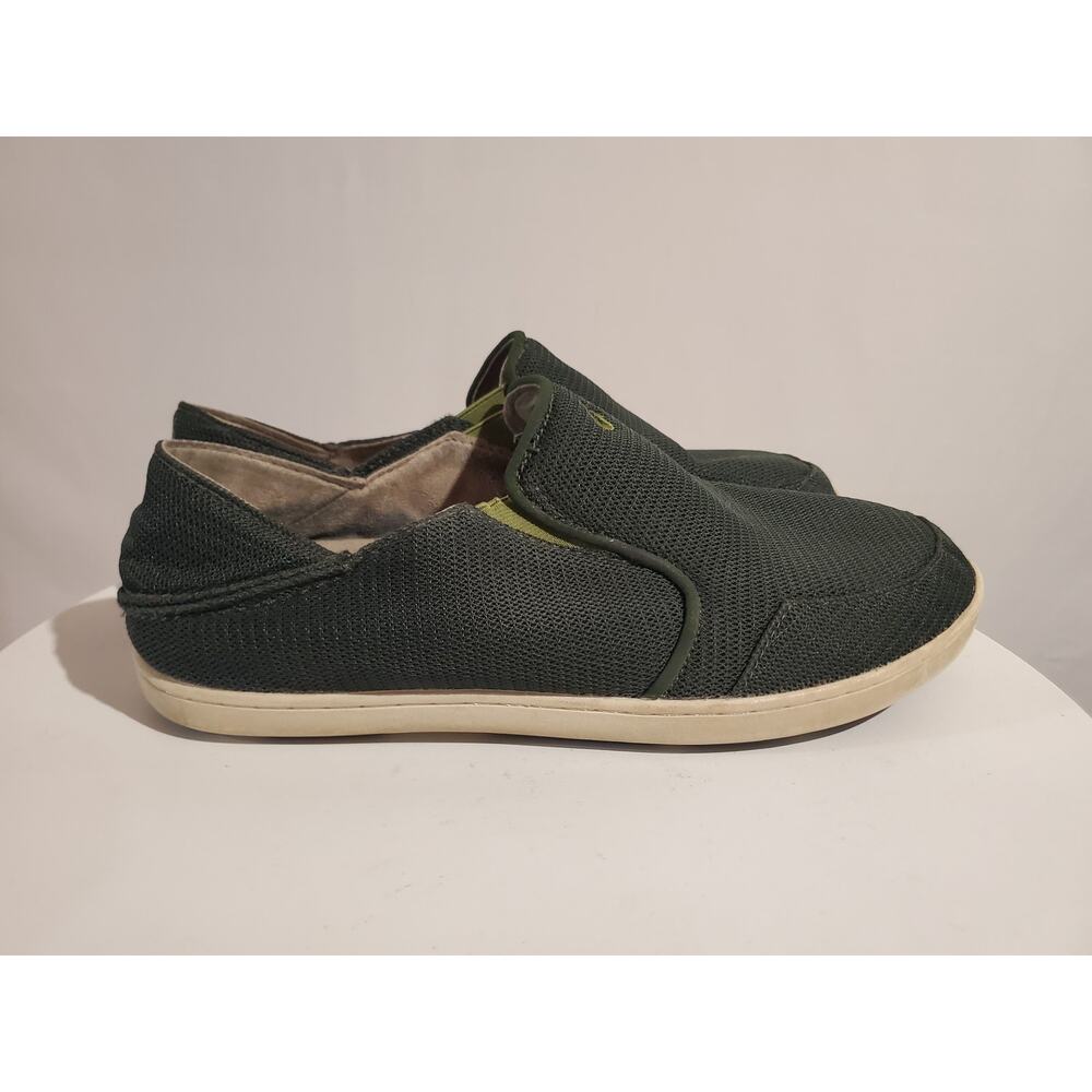 OluKai Nohea Mesh Slip-On Sneaker Loafer Shoes Mens Size 10.5 Gray Comfort Boat - Picture 5 of 10